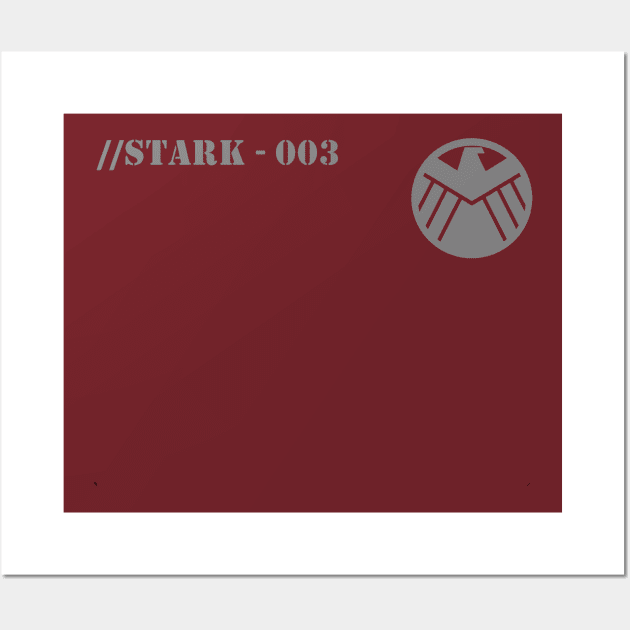 SHIELD TEE STARK Wall Art by Super T's